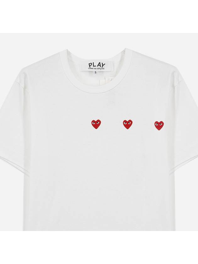 Men s Play Heart Short Sleeve T Shirt AX T337 051 3 4 - COMME DES GARCONS - BALAAN 2