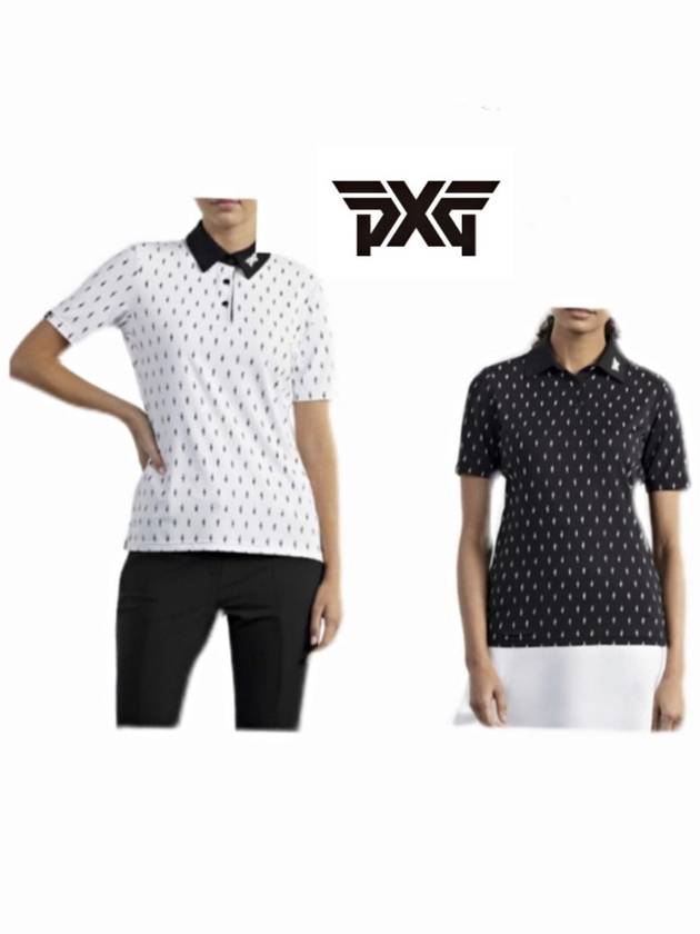 golf wear cactus polocollar tieshort sleevest-shirt - PXG - BALAAN 1