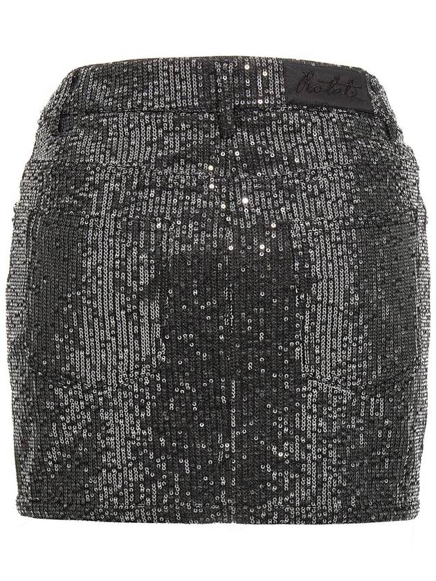 Rotate Birger Christensen Sequin Denim Skirt - ROTATE - BALAAN 2