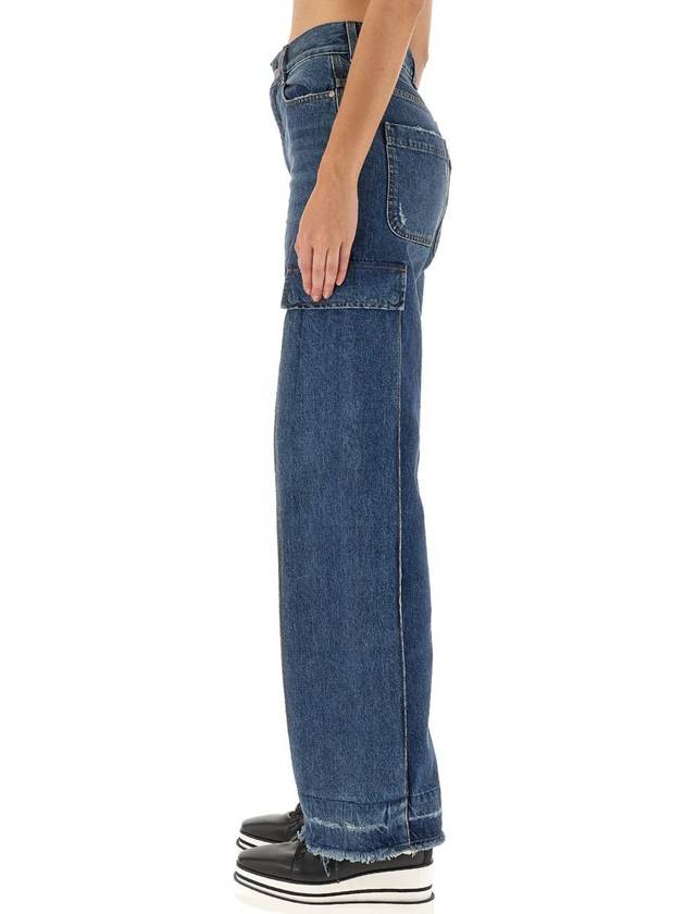 Denim Straight Pants 6D0182 3SPH334003 BLUE - STELLA MCCARTNEY - BALAAN 5