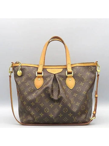 M40145 Monogram Canvas Palermo PM Tote Bag Shoulder Strap 2WAY - LOUIS VUITTON - BALAAN 1