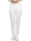 Women's Eleonora Straight Pants White - J.LINDEBERG - BALAAN 6