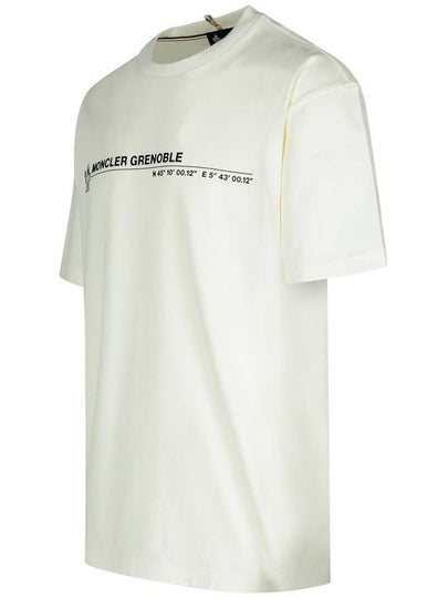 Moncler Grenoble White Cotton T-Shirt - MONCLER - BALAAN 2