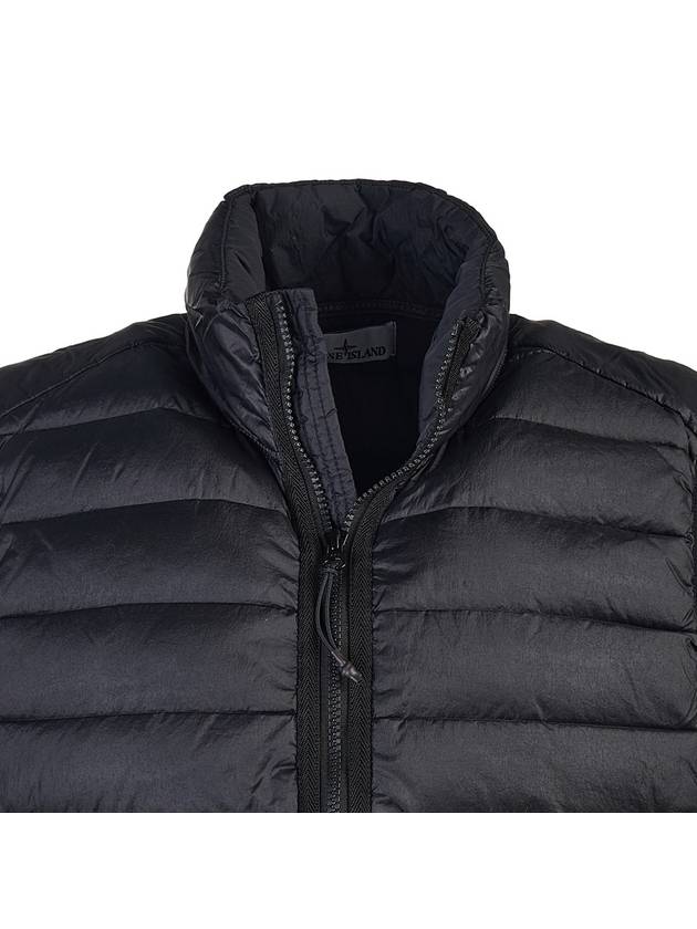 Loom Woven Chambers Recycled Nylon Down TC Vest Black - STONE ISLAND - BALAAN 5