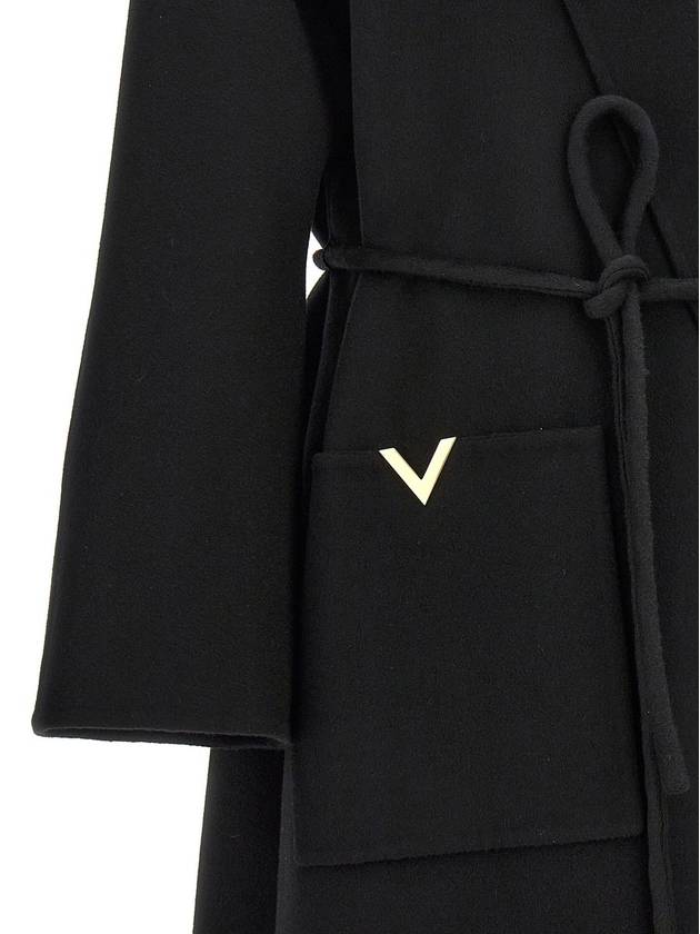 Valentino Garavani Valentino Garavani 'Vdetail' Coat - VALENTINO - BALAAN 4