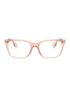 Eyewear Demo Square Horn-rimmed Eyeglasses Pink - BURBERRY - BALAAN 1