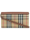 Vintage Check Strap Long Wallet Brown - BURBERRY - BALAAN 4