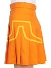 Women's Naomi Pleated Skirt Orange - J.LINDEBERG - BALAAN 10