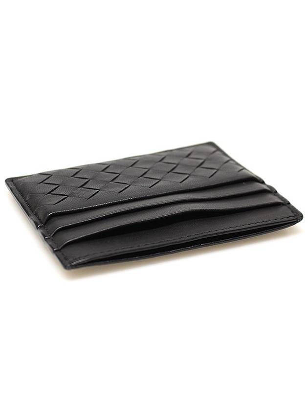 162150 Black Intrecciato Nappa VN Card Wallet - BOTTEGA VENETA - BALAAN 4