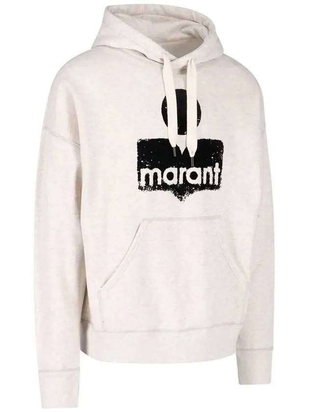 Miley Big Logo Hoodie Ecru - ISABEL MARANT - BALAAN 5