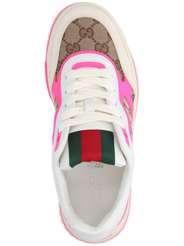 Original GG Canvas Low Top Sneakers Beige Ebony - GUCCI - BALAAN 6