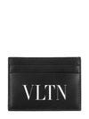 VLTN Logo Card Wallet Black - VALENTINO - BALAAN 2