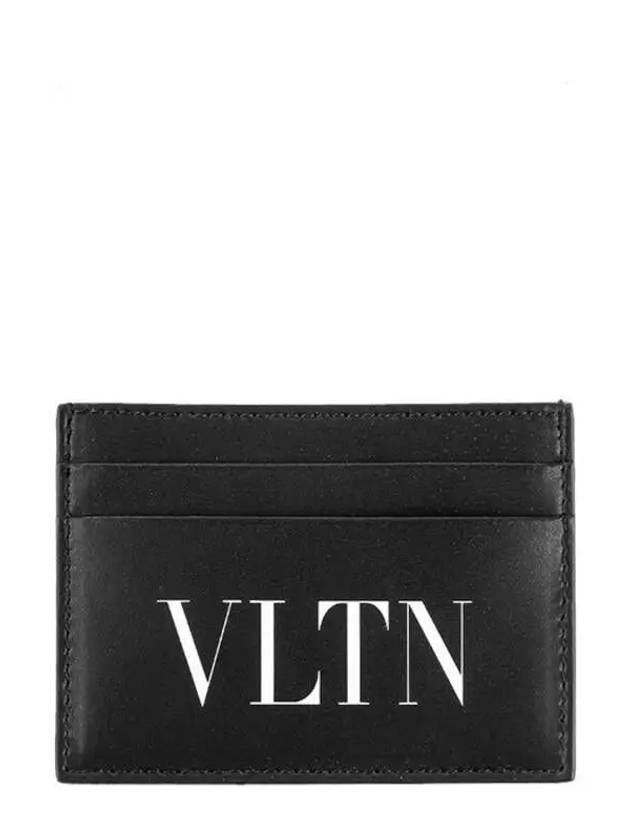 VLTN Logo Card Wallet Black - VALENTINO - BALAAN 2