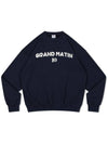 V Heavy Sweat Matin Sweatshirt Navy - DE GRAND MATIN - BALAAN 3