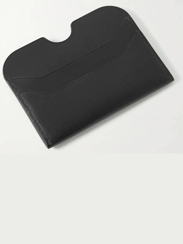 Silver Logo Card Wallet Black - ACNE STUDIOS - BALAAN 6