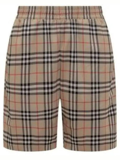 Vintage Check Technical Twill Shorts Beige - BURBERRY - BALAAN 2