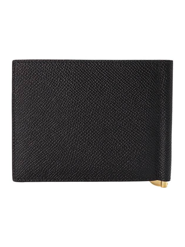 Gancini Money Clip Half  Wallet Black - SALVATORE FERRAGAMO - BALAAN 3