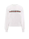 Print Cotton Jersey Sweatshirt White - GUCCI - BALAAN 2