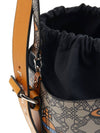 Charlotte Drawstring Leather Bucket Bag ORBmania Print - VIVIENNE WESTWOOD - BALAAN 11