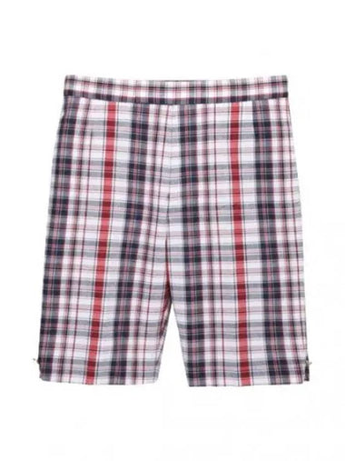 Shorts Multicolor Striped Plaid Classic Backstrap - THOM BROWNE - BALAAN 1