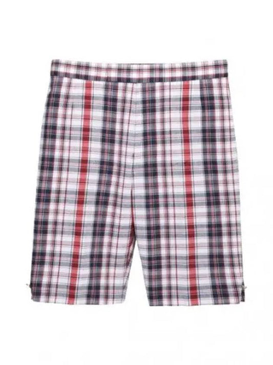 Multicolor Striped Plaid Classic Backstrap Shorts Short Pants Men s - THOM BROWNE - BALAAN 1
