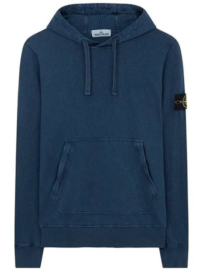 Wappen Patch Hoodie Marine Blue - STONE ISLAND - BALAAN 2