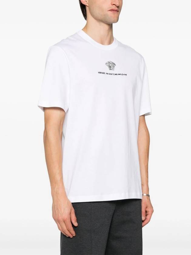 24FW Long Sleeve T-Shirt 10133021A110541W000 BIANCO - VERSACE - BALAAN 4