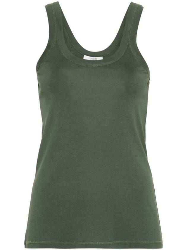 Short Sleeve T-Shirt TO1199LJ1016 GR627 SMOKY GREEN - LEMAIRE - BALAAN 2