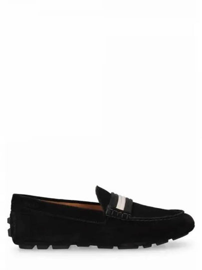 Kansan Leather Driving Shoes Black - BALLY - BALAAN 2