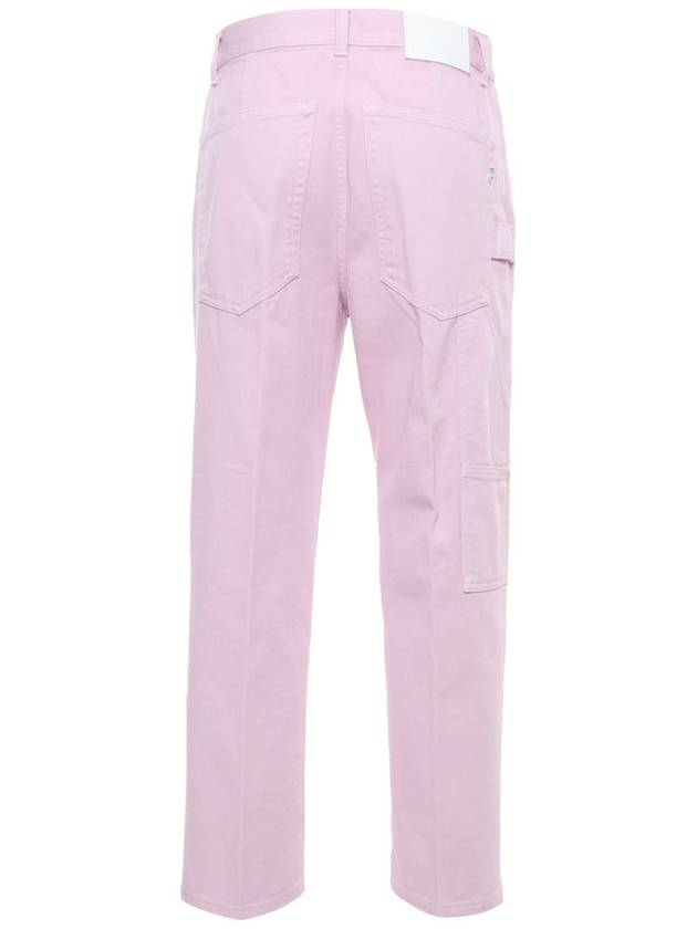 Denim Straight Pants DP754BF0014DPTD 533 222035 PINK - DONDUP - BALAAN 5