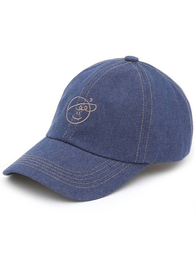 Big Ether Ball Cap Blue P00000RT - DONTFORGETME - BALAAN 1