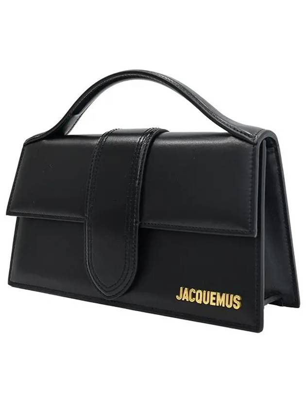 Le Grand Bambino Leather Tote Bag Black - JACQUEMUS - BALAAN 5