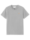 Baby Fox Patch Regular Short Sleeve T-Shirt Grey - MAISON KITSUNE - BALAAN 6