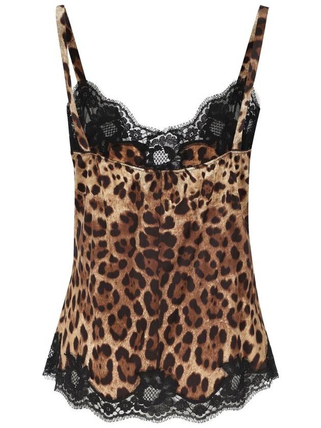 23 fw Leopard Print Silk Top O7A00TONO21HY13M B0710501814 - DOLCE&GABBANA - BALAAN 3