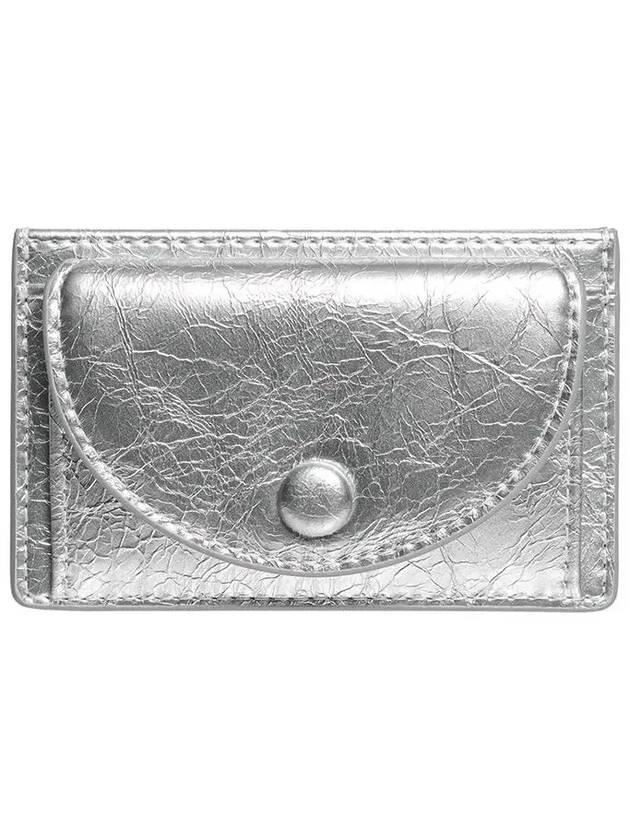 Slim Pocket Mini Transportation Card Wallet Silver - LE MASQUE - BALAAN 3