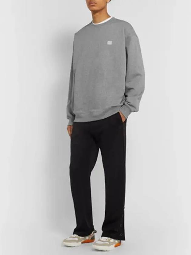 Forba Face Crewneck Logo Sweatshirt Grey - ACNE STUDIOS - BALAAN 3