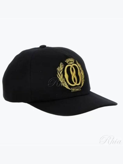 Embroidered Logo Ball Cap Black - BALLY - BALAAN 2