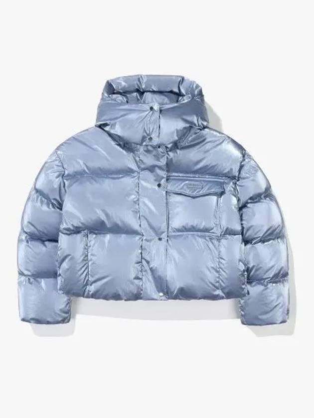 Diadora Bright Crop Duck Down Jacket Women SKY BLUE - DIADORA - BALAAN 1