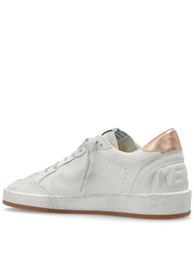 Ballstar Leather Low Top Sneakers Smoke Blue White - GOLDEN GOOSE - BALAAN 4