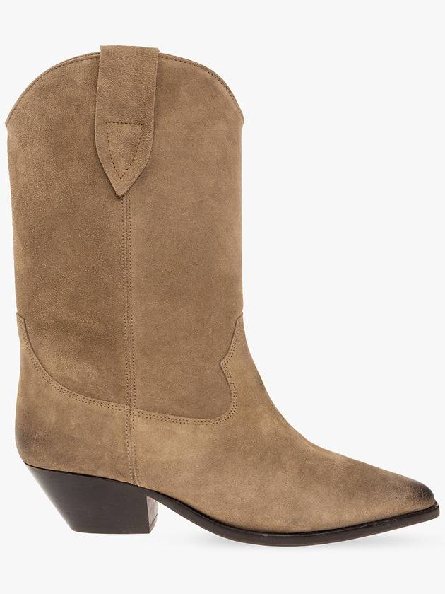 Isabel Marant ‘Duerto’ Heeled Ankle Boots, Women's, Beige - ISABEL MARANT - BALAAN 1