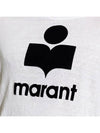 Karman Logo Short Sleeve T-Shirt White - ISABEL MARANT - BALAAN 5