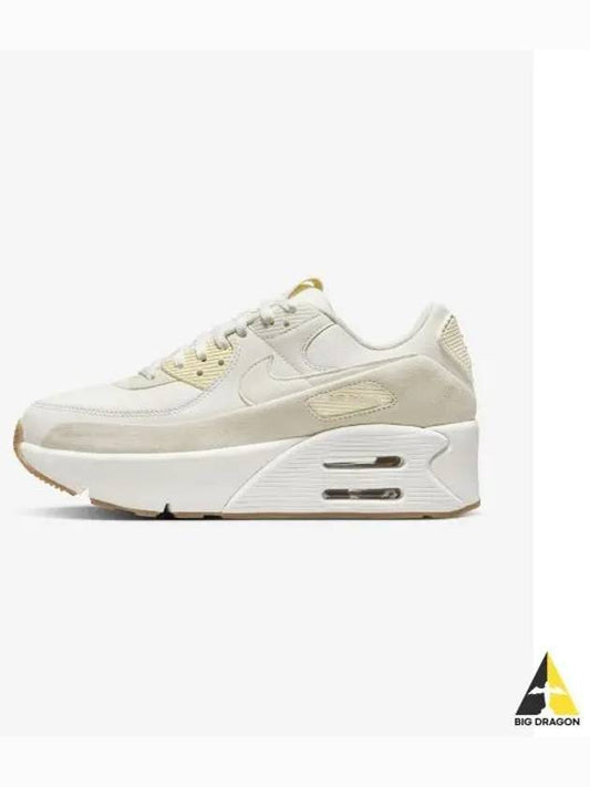 Air Max 90 LV8 Low Top Sneakers Ivory - NIKE - BALAAN 2