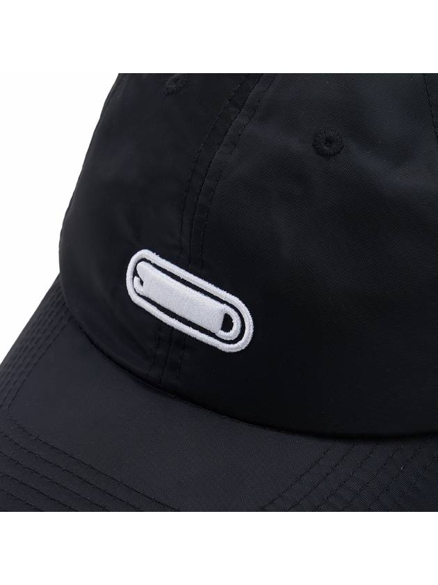 Men's Nylon Ball Cap Black - SOLID HOMME - BALAAN 7