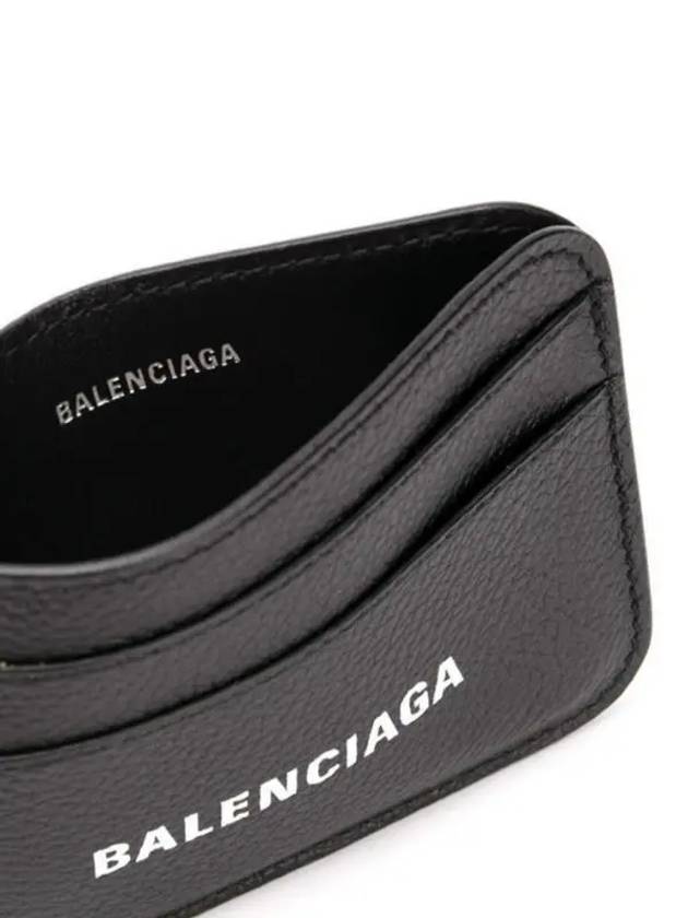 Cash Logo Card Wallet Black - BALENCIAGA - BALAAN 5