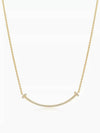 T Smile Pendant Necklace Gold - TIFFANY & CO. - BALAAN 2