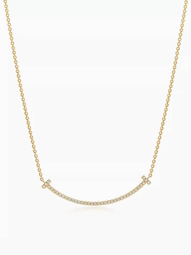 T Smile Pendant Necklace Gold - TIFFANY & CO. - BALAAN 2