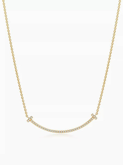 T Smile Pendant Necklace Gold - TIFFANY & CO. - BALAAN 2