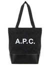 Axel Small Cotton Tote Bag Black - A.P.C. - BALAAN 2