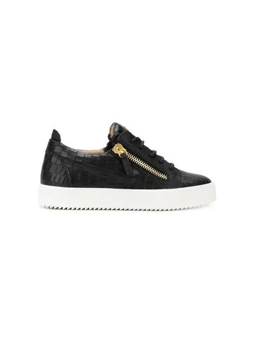 Women's Snake May London Low Top Sneakers Black - GIUSEPPE ZANOTTI - BALAAN 1