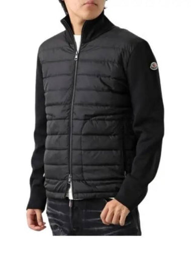 9B50700 A9341 999 Padded Wool Cardigan - MONCLER - BALAAN 1